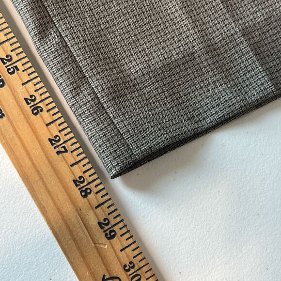 RRL Ralph Lauren Plaid Trousers Pants Men's Size 32x32 Gray Dots Slacks - Picture 9 of 10